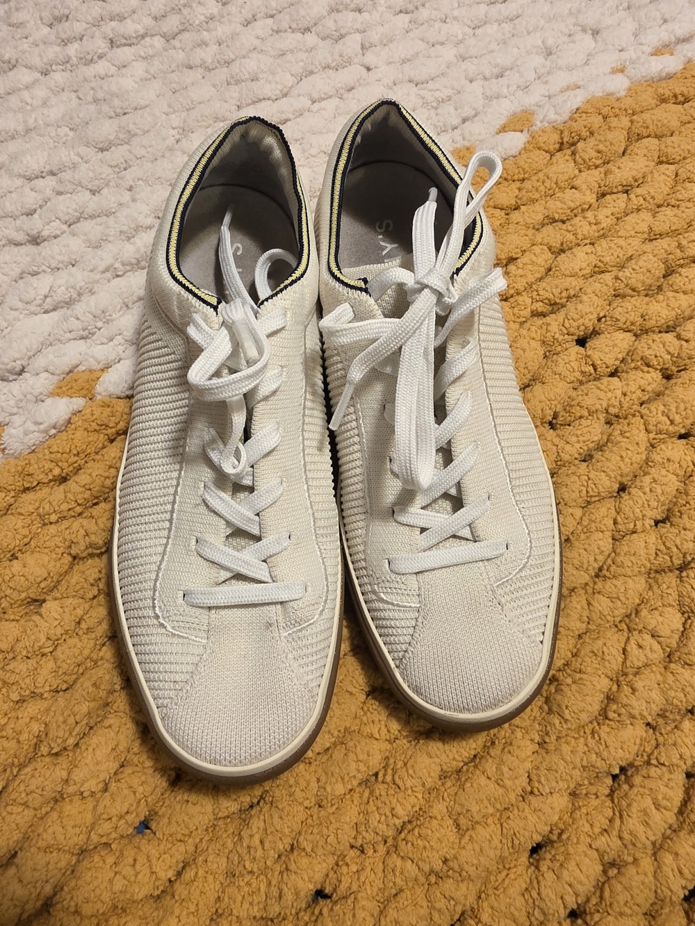 Rothy's Blonde Cream  Sneakers